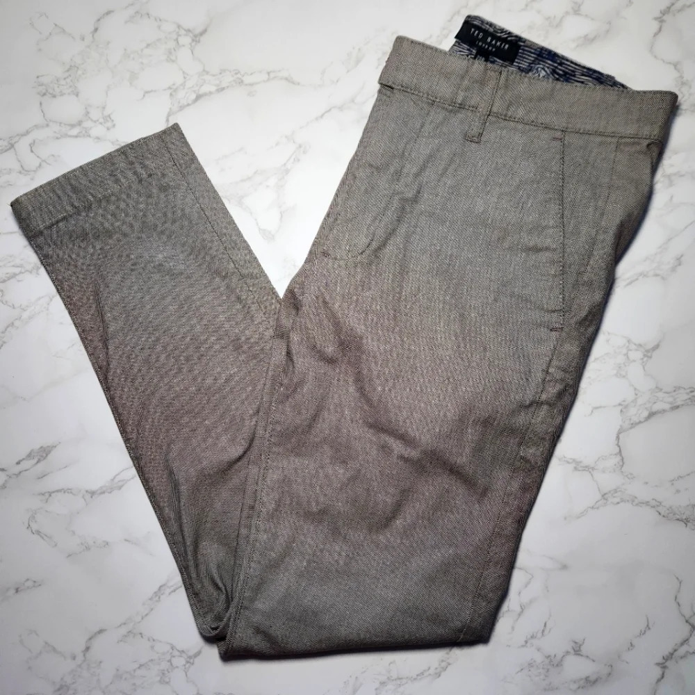 Ted Baker London | Mini Design Slim Fit Trouser Pants - Size 28R